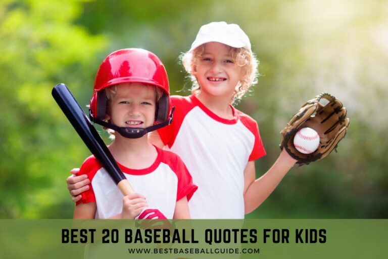 Best 20 baseball quotes for kids